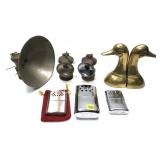 Lot, 3 Autolite miners lamps, decorative duck