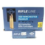 x2- Boxes of .300 WIN Mag. 180-grain SP PPU