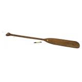 Wooden oar, 59 1/2" L