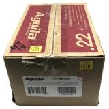 Lot, 2000 rounds of .22 LR hollow point Aquila