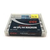 Case of .44 SPL/.44 Mag. shot shells, 10 rounds