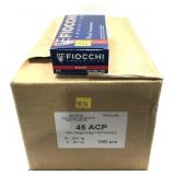 1,000 Rounds of .45 Auto 230-grain FMJ Fiocchi