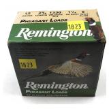 Box of 12 Ga. 2.75" No. 5 shot Remington pheasant