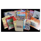 Lot: Assorted railroad & steam engine books &