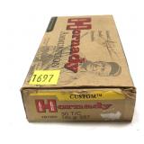 Box of .30 T/C 150-grain SST Hornady cartridges,