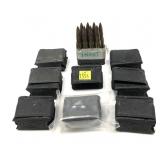 Lot, 15 M1 Garand clips and 1 clip of inert