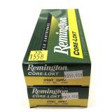 x2- Boxes of .250 Savage 100-grain PSP Remington