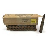 Box of .30 Cal. M1 Ball 1906 Winchester cartridges