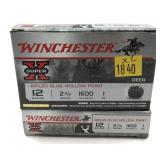 x2- Boxes of 12 Ga. 2.75" rifled hollow point