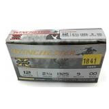 Box of 12 Ga. 2.75" 00 buckshot Winchester shells,