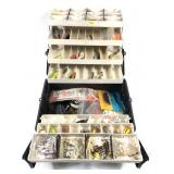 Fenwick tackle box with Mitchell Garcia 300 r