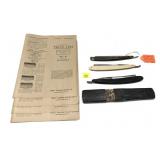 Lot, 3 vintage straight razors, 2-Geneva