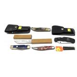 Lot, 6 assorted knives includes Schrade 227UH