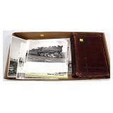 Lot: 17 Vintage Railroad train photos and 1965