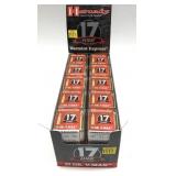 x10- Boxes of .17 HMR 17-grain V-Max Hornady