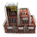 x5- Boxes of .17 HMR 17-grain V-Max Hornady