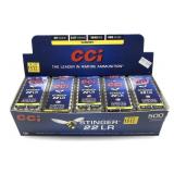 x10- Boxes of .22 LR HP CCI Stinger cartridges,