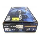 Box of 7mm (7 x 57mm) 140-grain SP Federal