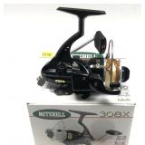 Mitchell 308X spinning reel in box