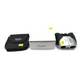 Stauer 8x21 field glasses with soft case and box