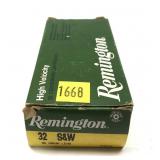 Box of .32 S&W 88-grain lead Remington