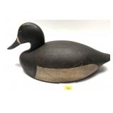 Ken Harris wooden carved bluebill decoy bottom