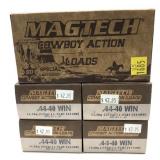 x5- Boxes of .44-40 WIN 225-grain L-Flat Magtech