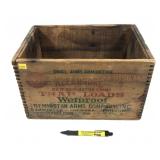Remington wooden ammo box: