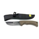 Whitetails Unlimited hunting knife with sheath