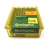100 Rounds of .22 LR Remington cartridges,