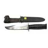 WWII USN MK2 Ka-Bar knife with USN MK2 sheath