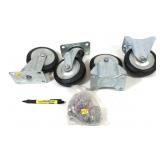 Set of 4 castors