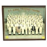 Framed photo, U.S. Naval Training Center, Great