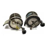Lot, 2 vintage reels: Pennell and Pflueger