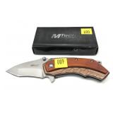 MTech MT-A1074BR folding knife with box