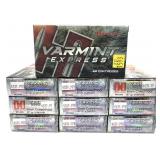 x10- Boxes of 6mm Creedmoor 87-grain V-Max Hornady
