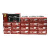 x19- Boxes of 9mmLuger 115-grain FMJ Aquila