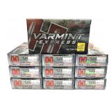 x10- Boxes of .22-250 REM 55-grain V-Max Hornady