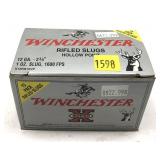 Box of 12 Ga. 2.75" rifled hollow point 1 oz.
