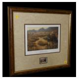 NRA 2000 "Too Close for Comfort" print and stamp