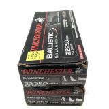 x2- Boxes of .22-250 REM 55-grain Winchester