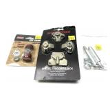 Lot, Winchester metal trigger lock and Coleman