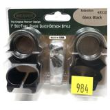 Weaver 1" see-thru QD scope rings, 49512