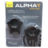SIG Sauer Alpha 1 - 1" scope rings