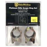 Nikko Stiriling Platinum rifle 1" scope ring set