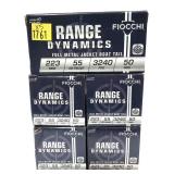 x5- Boxes of .223 REM 55-grain FMJBT Fiocchi