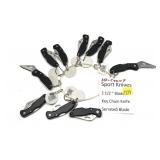 Lot, 10 mini folding knives, 2 1/2