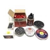 Lot: .177 and .22 air pellets, copperhead BB
