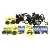 Large lot assorted scope covers includes new