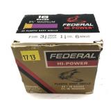 Box of 16 Ga. 2.75" No. 6 Federal shot shells,